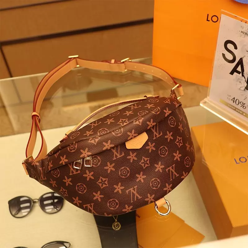 

Designers Luxury Waist Bags Cross Body Handbag Famous Bumbag Fashion Shoulder Bag Brown Bum Fanny Pack louise Purse vutton Crossbody viuton Bag, No box