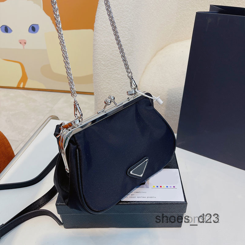 

Clip Evening Bags Dinner Bags Chain Crossbody Axillary Bag Women Handbags Clutch Bag Purse Nylon Satin Shoulder Evening Pouch High Quliaty