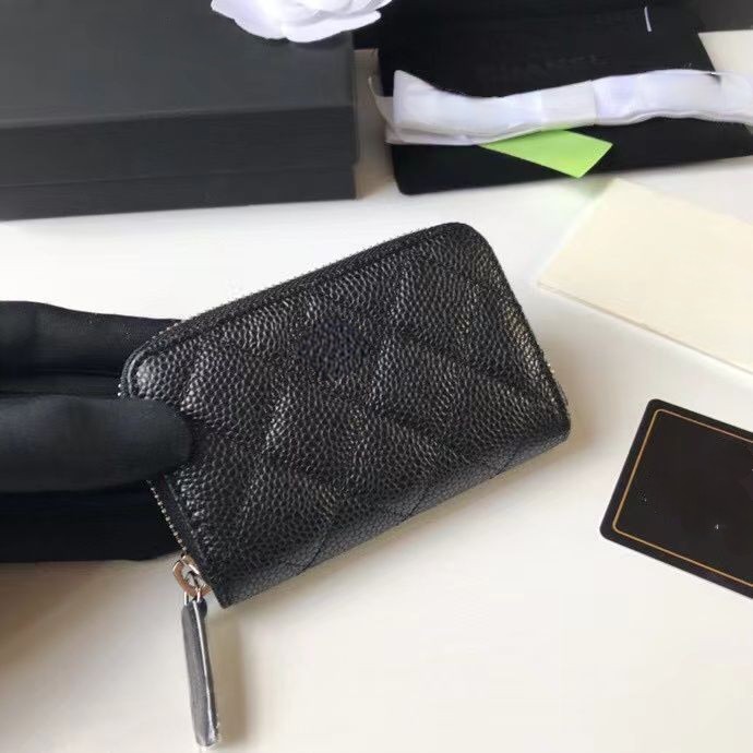 

Cc Wallet Designer Wallet Luxury Card Holder Wallets Women Wallet Mini Wallet Zippy Wallet Classic Quilted Bag Fashion Sheepskin Cowhide Purses Coin Purse, Empty box only