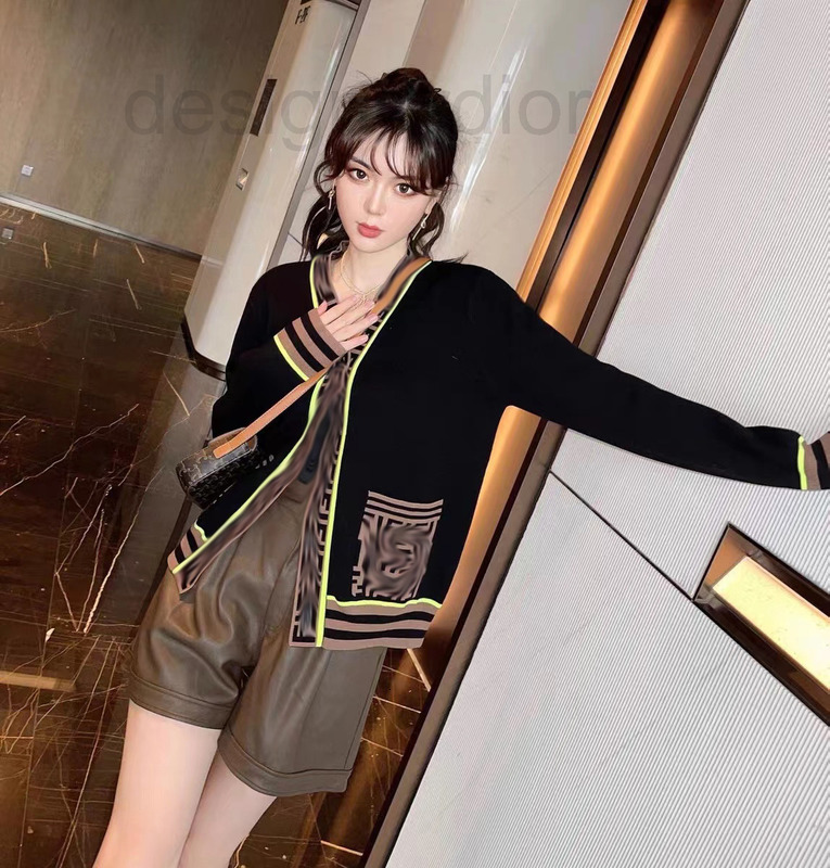 

Women's Sweaters designer FD Fenjia 21ss new autumn winter double f sweater letter old flower coat men's and women's cardigan 5P0W, 2# packing bag