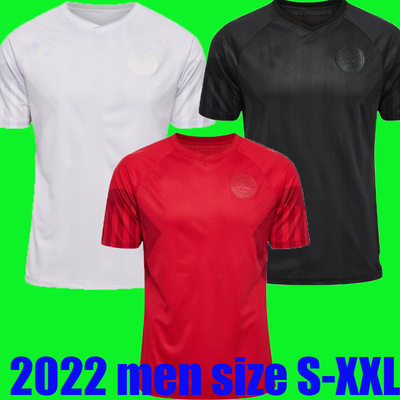 

2022 Denmark Soccer Jersey ERIKSEN Limited Edition HOME RED AWAY WHITE THIRD Black 22 23 special HOJBJERG CHRISTENSEN SKOV OLSEN BRAITHWAITE DOLBERG football SHIRT, Third 1