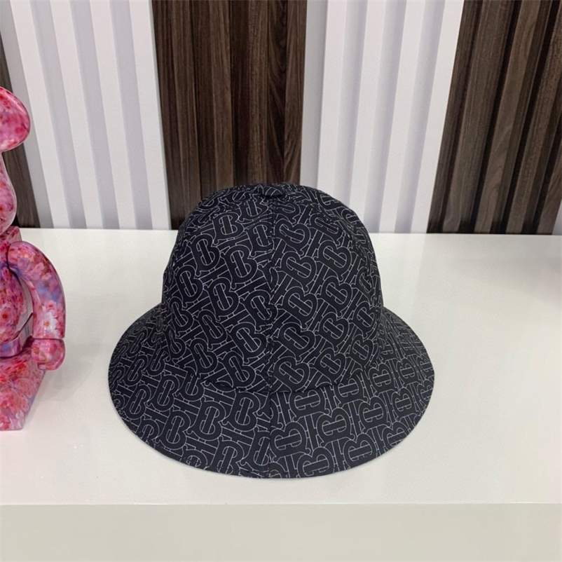 

Paris Hat Burbrery Ball Caps British New Round Top Fishermans Womens Casual Versatile BBR Letter Net Red Men, Dome camouflage b word red