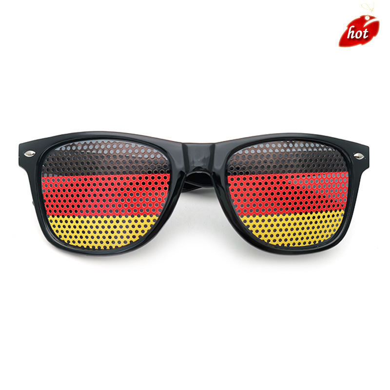 Sunglasses Brands Men's Women's 2022 Qatar World Cup Flag Sticker Sunglass Eyelet Gift Can