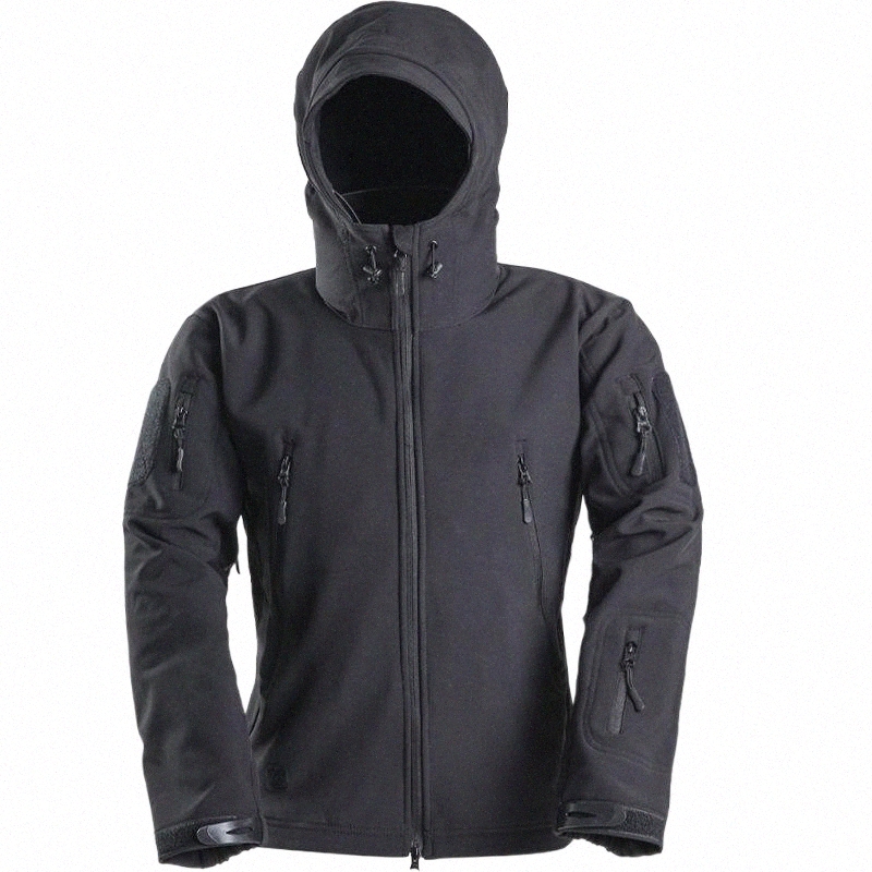 men's Jackets Tactical Soft Shell Jacket Men Camouflage Camo Waterproof Fleece Warm Hunt Coats Windbreaker US Army Clothing Military A1ps#