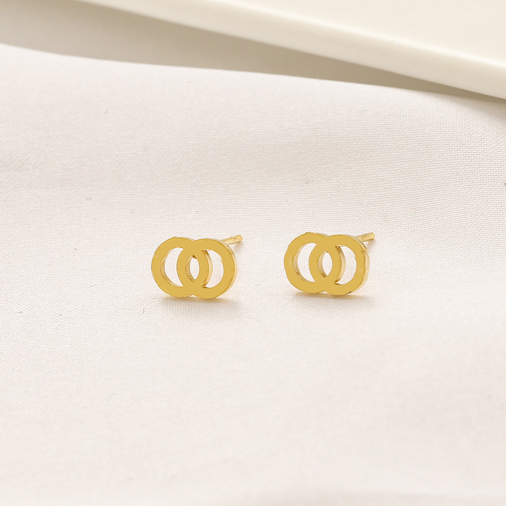 

Stainless Steel Gold Plated 925 Silver Luxury Brand Designers Letters Stud Geometric Famous Women Round Crystal Rhinestone Pearl Earring Wedding Party Jewerlry