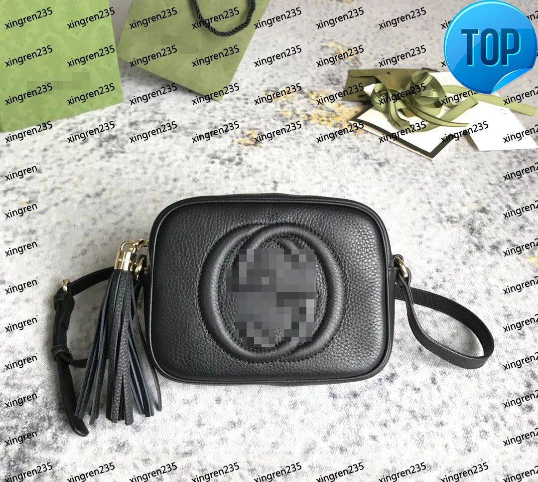 

2022 Designers Women Handbags Leather Crossbody Soho Disco Shoulder Bag Fringed Messenger Bags Purse Wallet 22cm 308364, Khaki