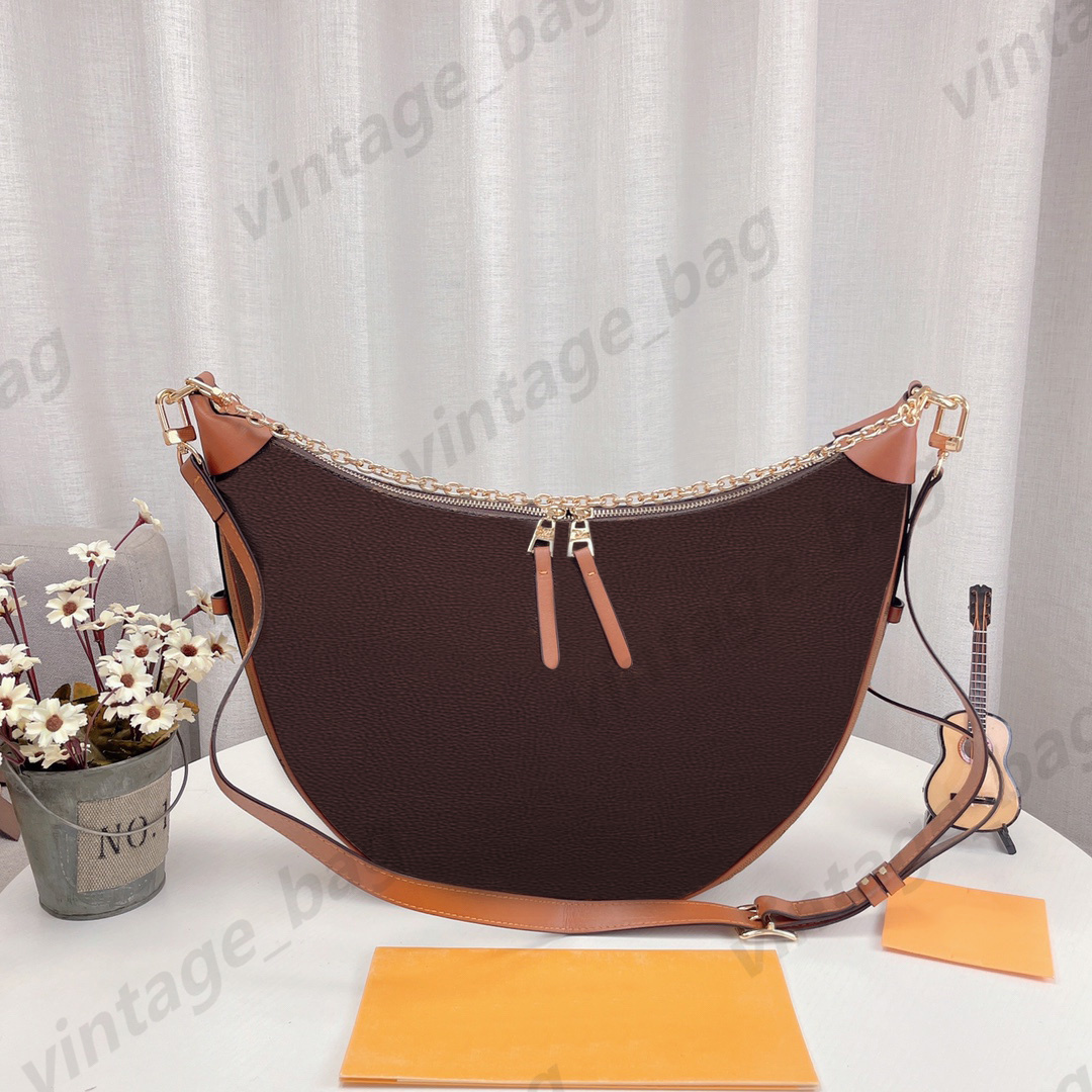 

Women Desinger Hobo LOOP GM MM Bag Vintage Half-Moon Marel Tote Monograms Chain Luxury Handbag Lady Subaxillary Bag Shoulder Crossbody Purse M46311