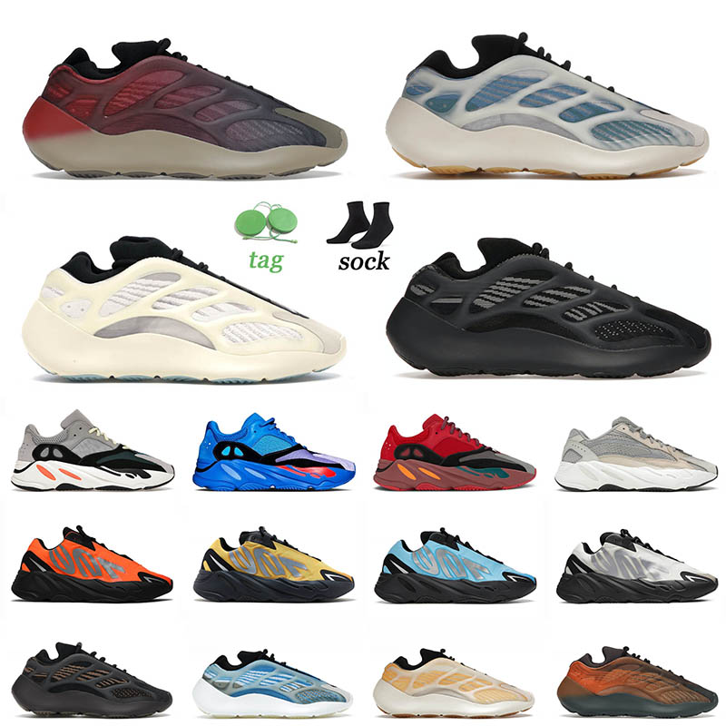 

700 v3 Running Shoes Fade Carbon Kyanite Azael Alvah Men Women Clay Brown Cloud White Sun Bone v2 Cream Hi-Res Blue Red Static Sneakers Trainers 36-46, A59 clay brown 36-45