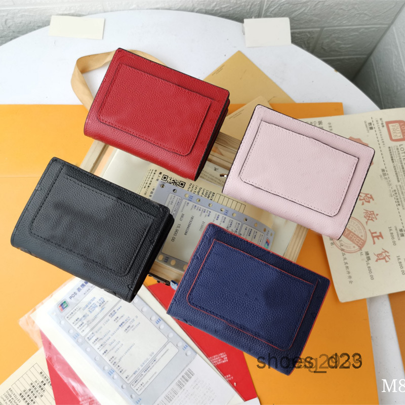 

Design Wallets Wallet Top quality women handbags purse Embossed letter flower genuine leather Interior zip coin pocket Multi Pochette