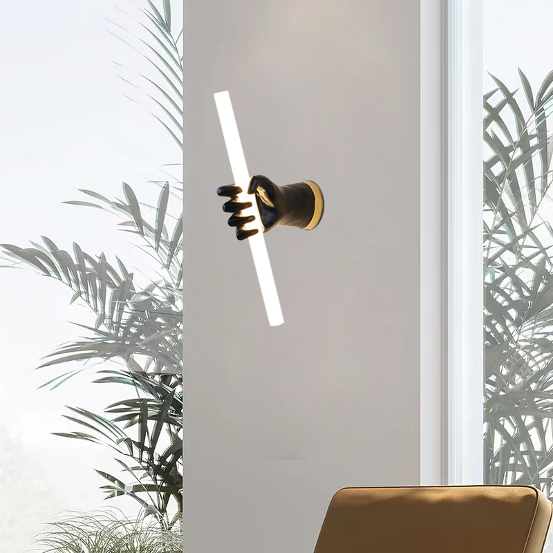

White Tube Resin Bottom Wall lamps For Bedroom Bedside Foyer Washroom Living Room Toilet Bathroom Decor Wall Sconce