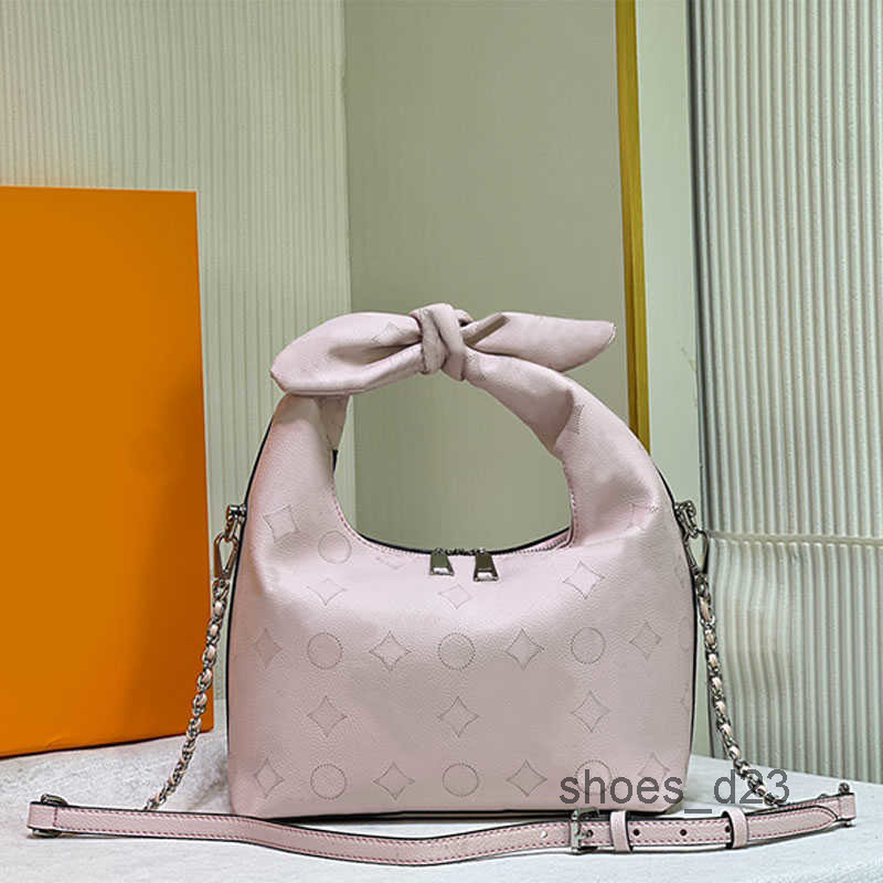 

Women Hollow Out Handbag Knot Hand Bags Crossbody Shoulder Bags Purse High Quality Genuine Leather Double Zipper Classic Lettered Printing Remove The Braided Chain