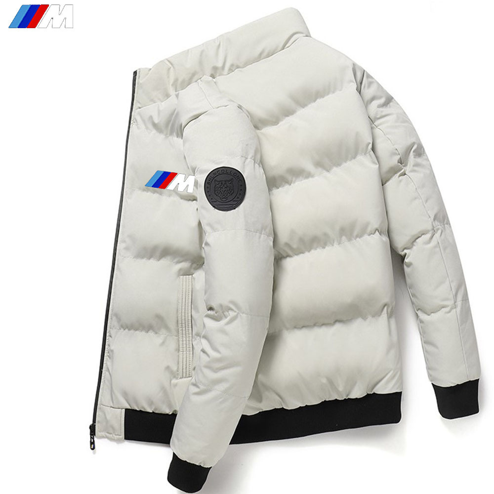 Veste masculine hiver noire veste parka 5xl coat premium veste premium chaude et épaisse ferme à double fermeture éclair