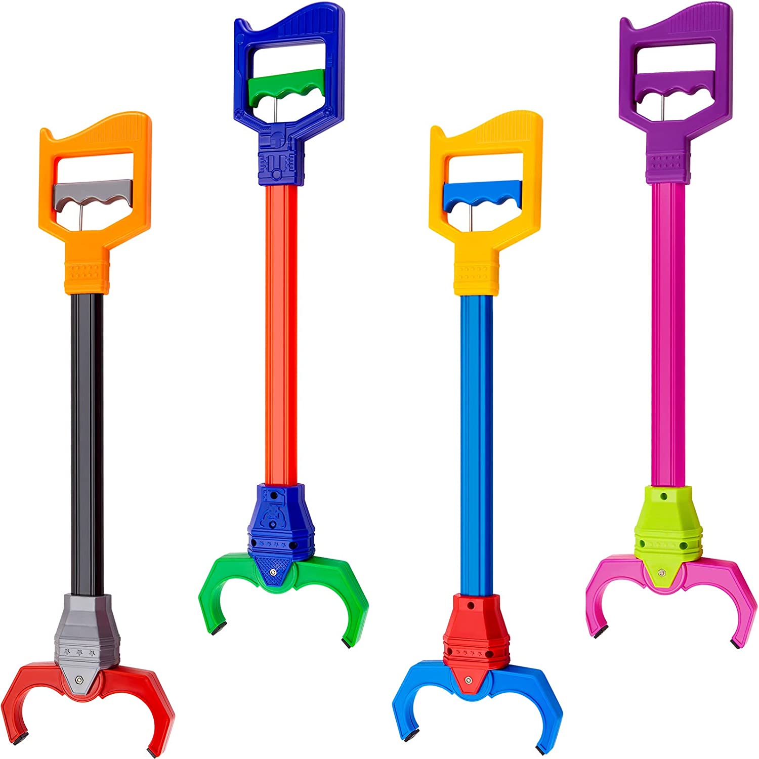 

4 Pcs Interactive Funny Toys Grabber Robot Hand Mechanical Claw Grab Pack Toy Arm Machine Pliers