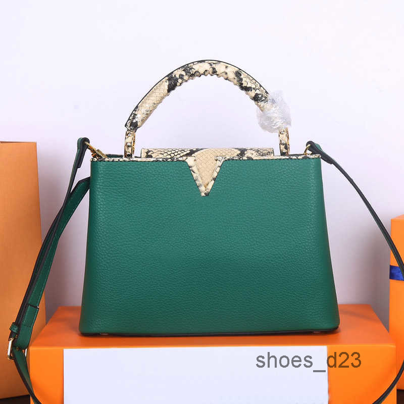 

Bag Women Messenger Female Crossbody Bags High Quality Shoulder Back Handbag Full Skin Lychee Pattern Silk Smooth Calfskin Handle