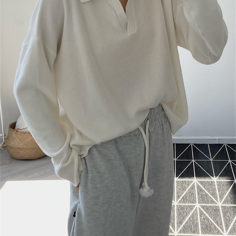 Chandails pour femmes Waatfaak Pull preppy au crochet pour femmes Pull à col rabattu Pull Vintage Chandails Haut tricoté Pull d'hiver Tenue décon