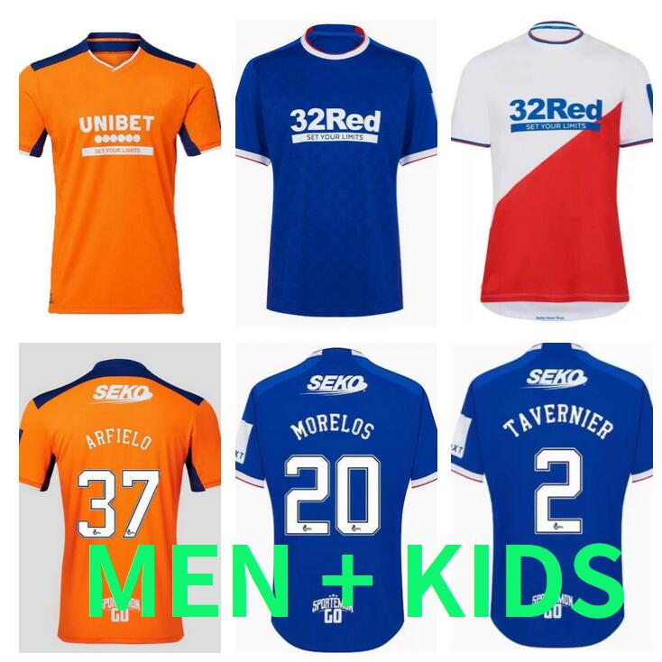 

22/23 Rangers Soccer Jerseys Glasgow third 2022 2023 home away TEE CHAMPIONS 150th Legendary version DEFOE BARKER MORELOS Men kids training Football Shirts