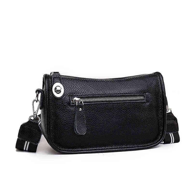 Mode sacs de soirée peau de vache femmes 2022 été nouveau Ins cuir doux simple épaule Messenger