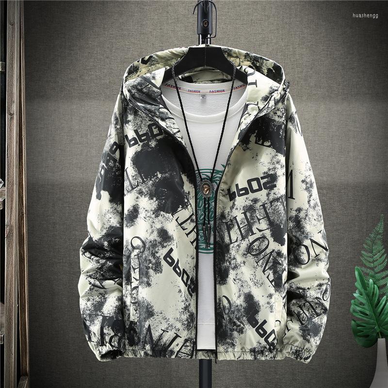 

Men's Jackets Men's Spring And Autumn Jacket With Hood Casual Camouflage Men Clothing Windbreaker Man Outerwear, Blue