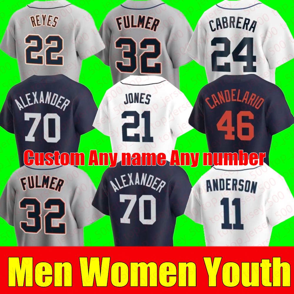 

Custom Men Women Youth Baseball Jersey 28 JAVIER BAEZ 24 MIGUEL CABRERA DETROIT JONATHAN SCHOOP ROBBIE GROSSMAN TIGERS NIKO GOODRUM ERIC HAASE AkIL BADDOO Jerseys, Men flex base6