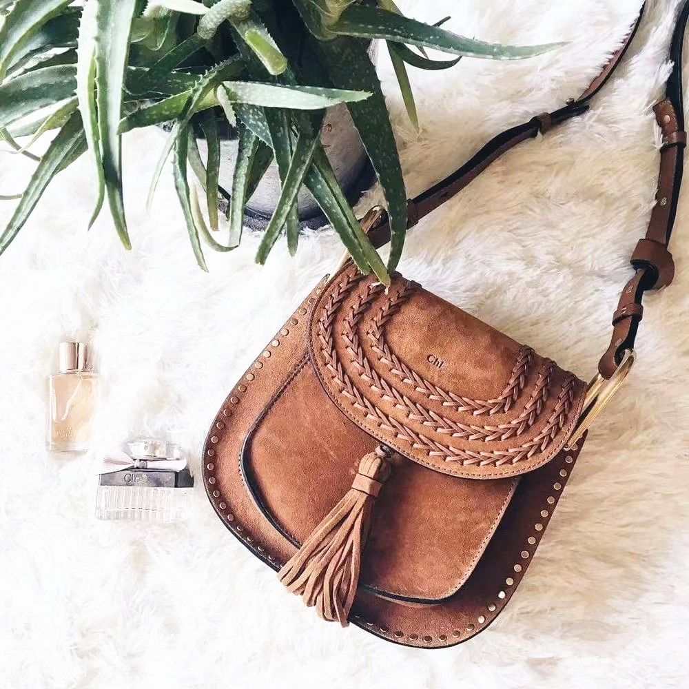 

vintage husdon woody Saddles Tassel bag travel Luxury Designer men women's pochette cowhide Leather handbags brand tote crossbody small clutch shoulder retro bags, Burgundy