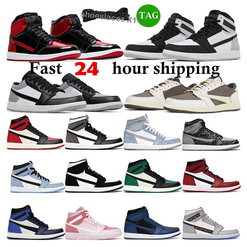 

Golf shoe men basketball shoes 1 OG Reverse Mocha 1s Chicago j1 Black White Rebellionaire Bred Patent Georgetown women mens sports sneakers trainers