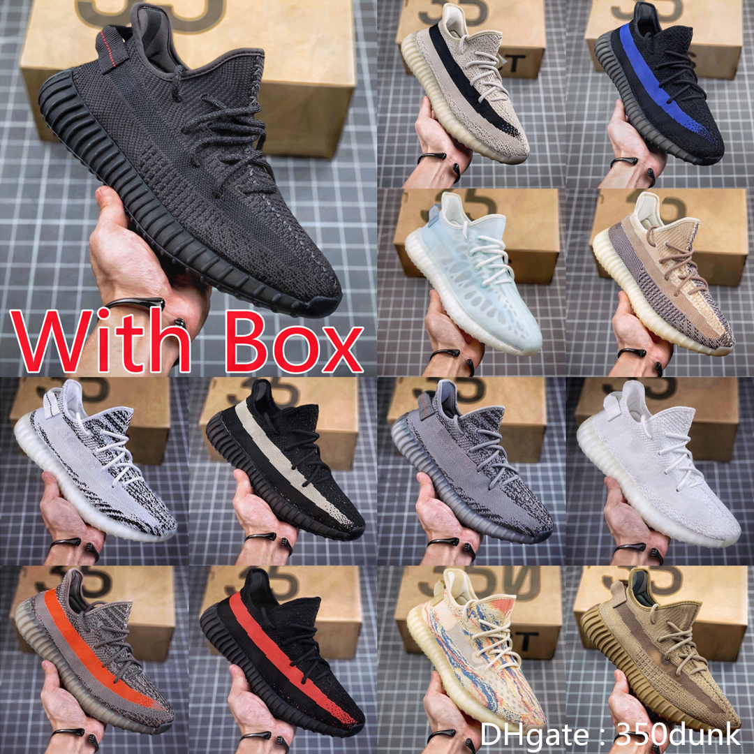 

2022 V2 shoes Static 3M Reflective Gypsophila Running Shoes Beluga 2.0 Sesame Butter Semi-frozen Yellow Cream White Zebra Mens Womens Sneakers 35 v3 US8 UK8, #36