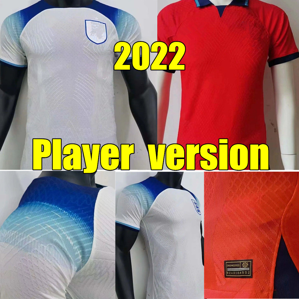 

2022 MEAD soccer jersey KANE STERLING RASHFORD SANCHO GREALISH MOUNT FODEN SAKA 22 23 national ENGLANDS football shirt Player version sets uniform, Home+world cup patch