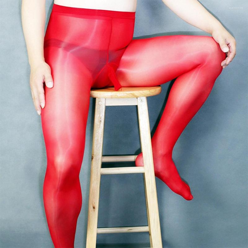 

Men's Socks Sexy Men Oil Shiny Sockings Sissy Lingerie U Convex Pouch Stockings Lace High Gloss Pantyhose Sheer Tights Mens Exotic, Black