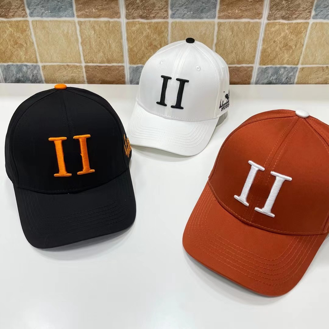 

Embroidered Ball Caps for Men and Women Fashion Letters Baseball Cap, Black