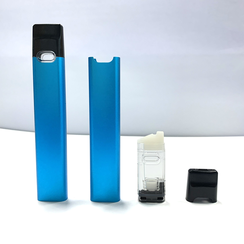 

D8 stick Pen Disposable Vape Pod kit Replaceable 1ml hhc Empty Tank Concetrate oil cartridge with Rechargeable 280mAh Battery, Blue