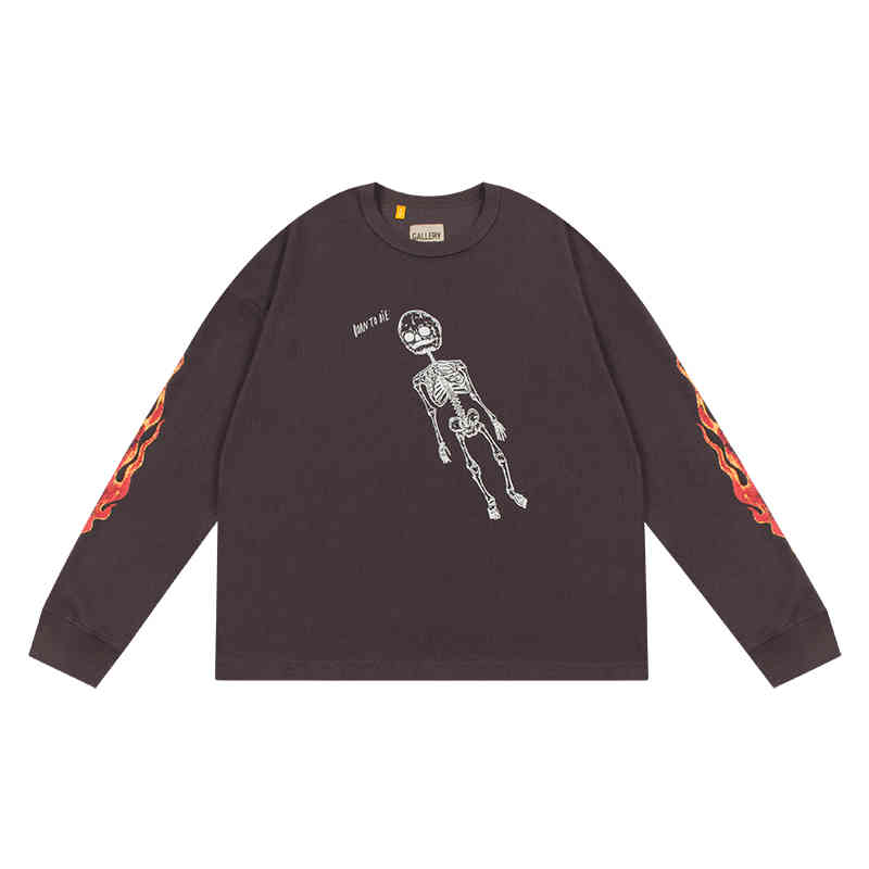 

Designer Cotton 2022 Luxury Men's Hoodies Galleryy Depts Gd Autumn Comfortable Unisex Oversize Sweater Printed Loose Pullover Sweatshirt B174, Wash black-s