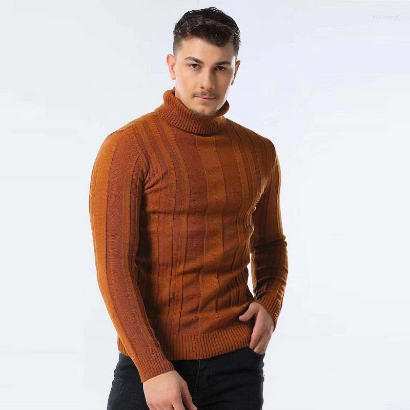 

Men' Sweaters Men' Turtleneck Casual Knitwear Spring And Autumn 2022 Basic Base Shirt Pure Color Pullover Harajuku Knitted Sweater, Black