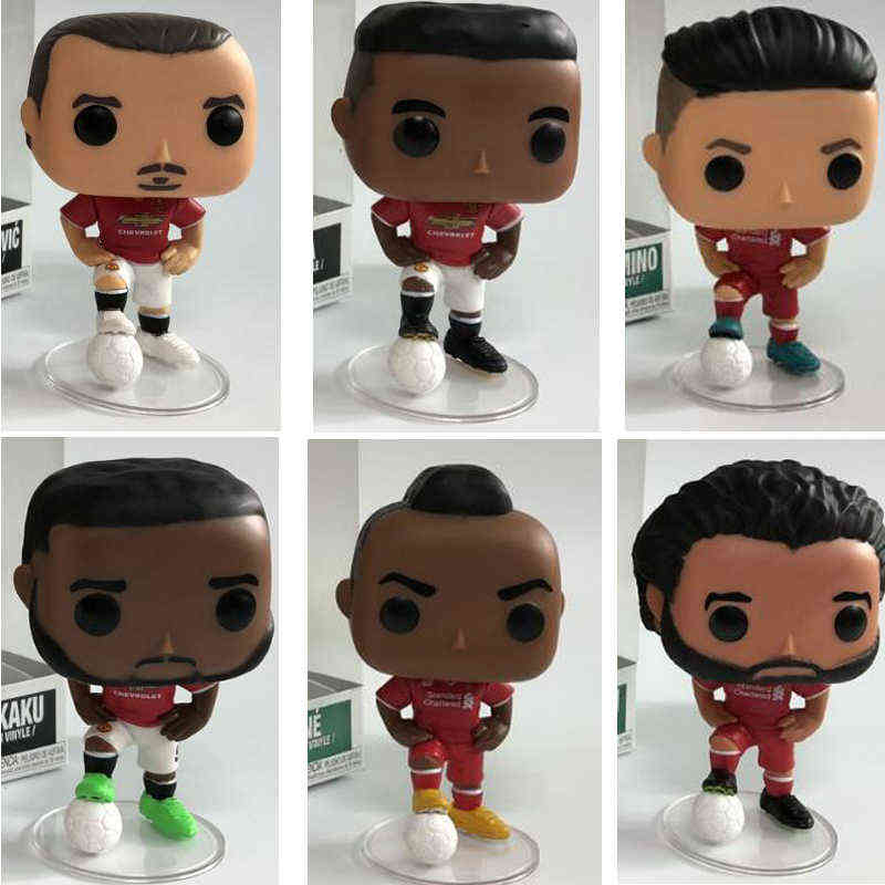 

Action Toy Figures Football Romelu Lukaku Zlatan Ibrahimovic Paul Pogba Roberto Firmino Mohamed Salah Sadio Mane Vinyl Figure Toys W220920, Mohamed no box