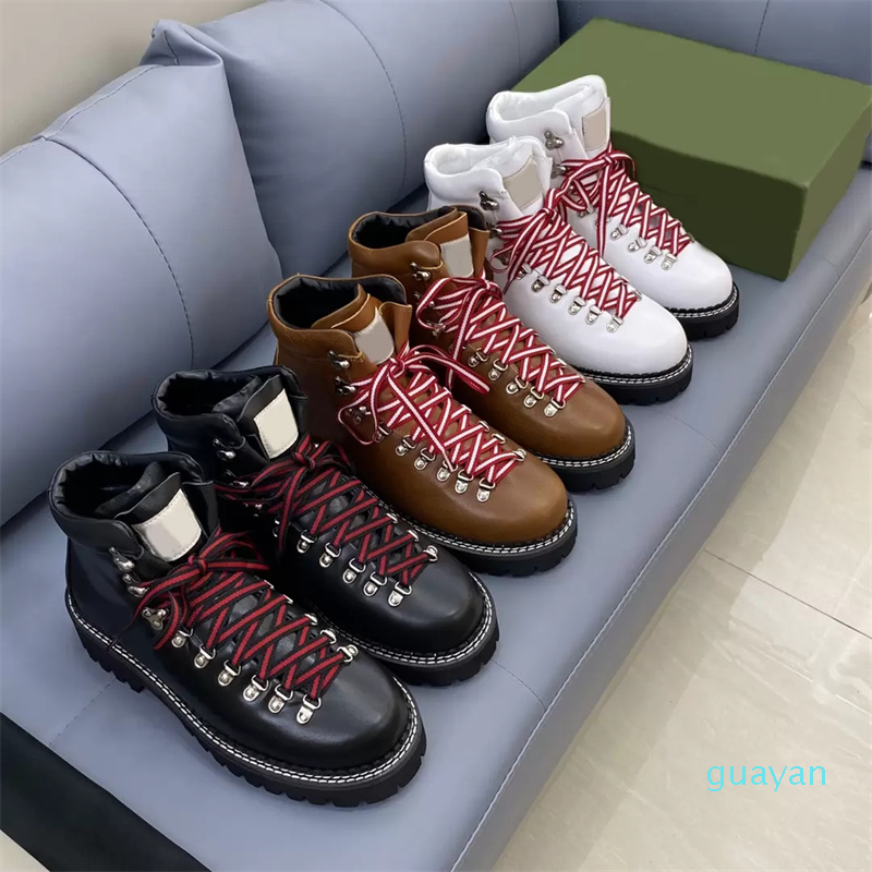 

Boots Ankle Boot Winter Lace-Up Closure With Metal Eyelets Fashion Rubber, 01