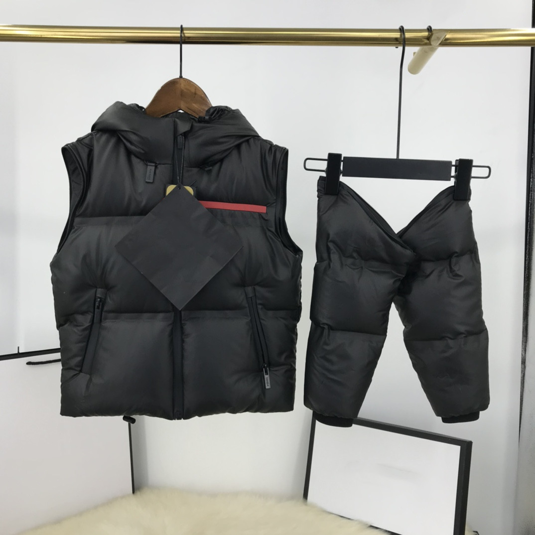 Kids Coats Baby clothes Down Coat kids clothe Designer Hooded Thick Warm Outwear Boy Girls designers Outerwear 90% White Duck Jackets Sleeves Are