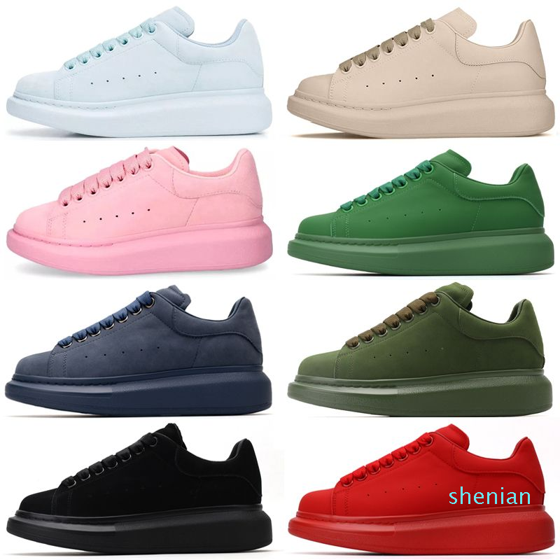 

Men Shoe Women Mens Sneakers Casual Shoes Fashion Leather Lace Up Platform Oversized Sole White Black