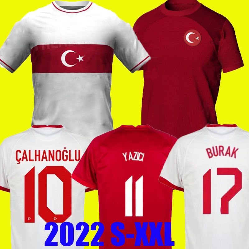 

2022 Turkey soccer jersey home 2023 SELCUK CENK TOSUN ARDA CALHANOGLU YAZICI football shirt BURAK camisetas de futbol national team