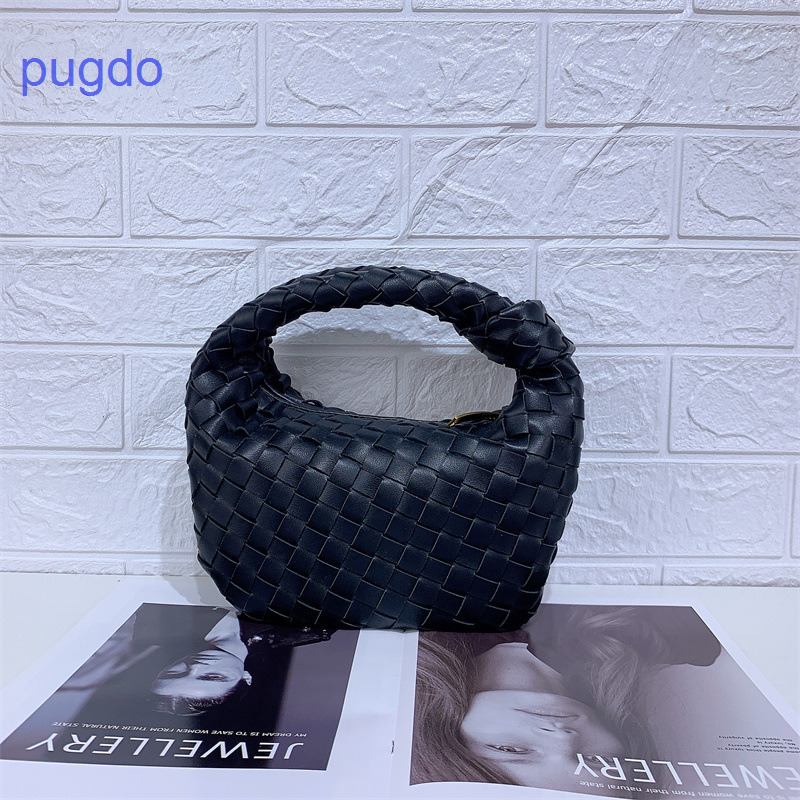 

Designer Jodies Bags shoulder bag Bottegas hands Venetas price Autumn and winter knotting crescent moon femaleL0I0, White