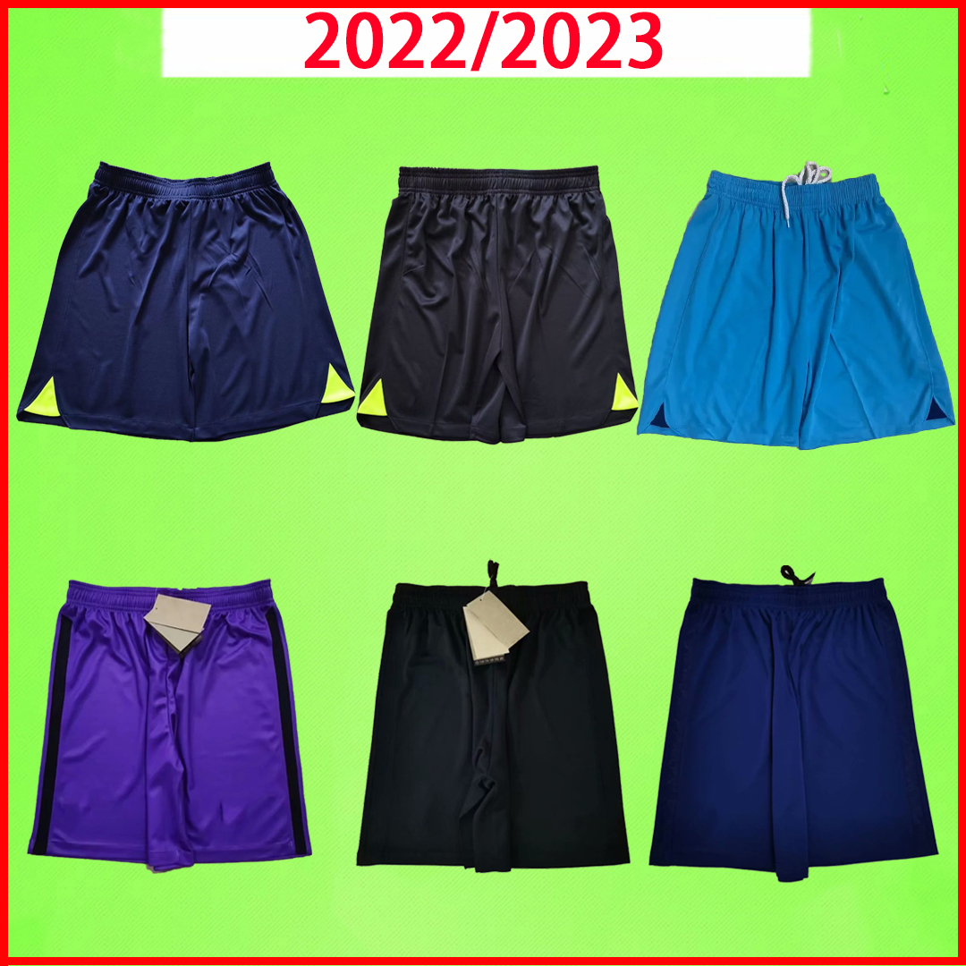 

Mens 22 23 Tottenham Soccer shorts NDOMBELE SON 2022 2023 KANE KULUSEVSKI LO CELSO SPURS LUCAS Football pants BENTANCUR PERISIC home away third fourth blue black, 21/22 away