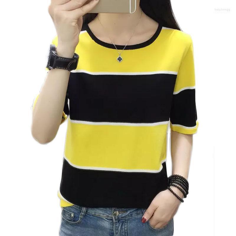 

Women's Sweaters Women's Ice Silk Knitted Summmer Pullover Tops Women Fashion Knitting Short Sleeve Pullovers Ladies High Quality Loose, Beige