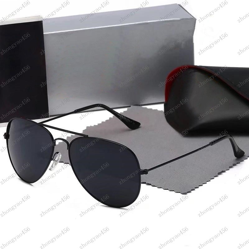 

Luxurys Designer Polarized Sunglasses Men bens raybans Women Pilot Sunglasses UV400 Eyewear sun Glasses Frame Polaroid Lens With box A3025