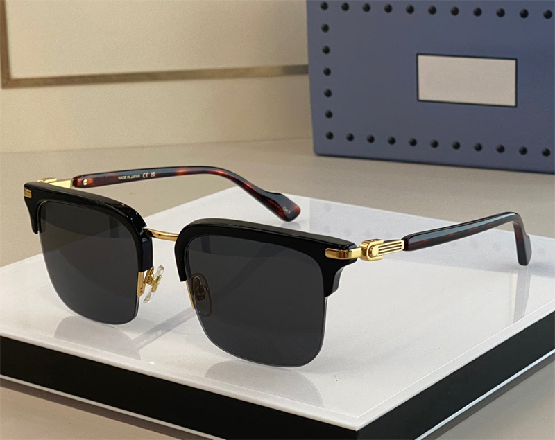 

Fashion trend designer 1363 sunglasses for women classic retro half frame acetate square shape sun glasses leisure all-match style Anti-Ultraviolet come with case