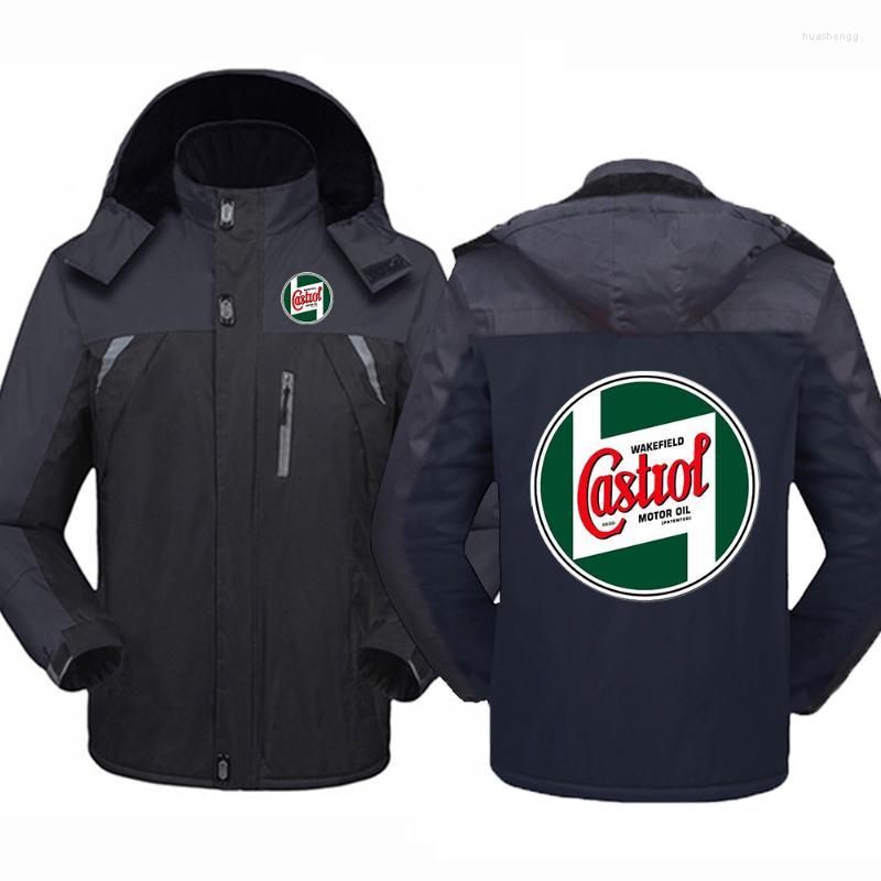 

Men's Hoodies Men's & Sweatshirts 2022 CASTROL SIGN Vintage Mens Windbreaker Printing Zipper Winter Waterproof Hooded Harajuku Classic