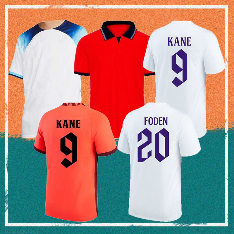 

World Cup 2022 KANE FODEN Soccer Jerseys 22/23 Home football STERLING SAKA RASHFORD Shirt BARKLEY SANCHO MOUNT GREALISH National Team, 2022 away world cup