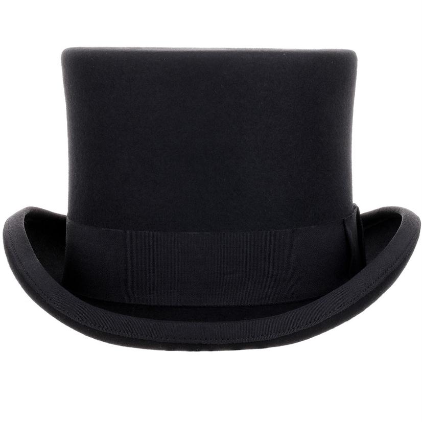 

13 5cm high 100% Wool Top Hat Satin Lined President Party Men's Felt Derby Black Hat Women Men Fedoras285W, Grey