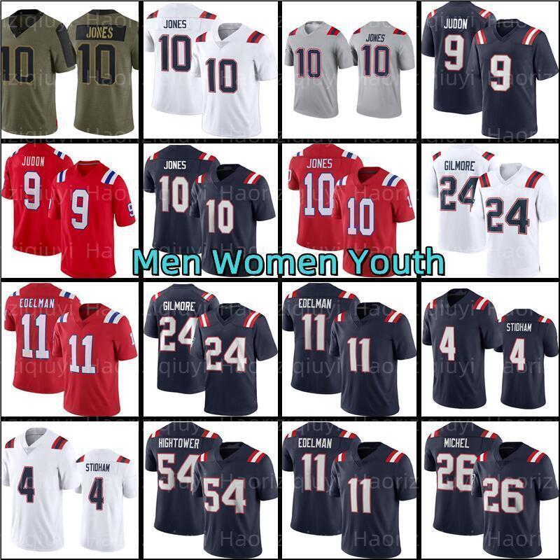 

Jersey 10 Mac Jones Football''Nfl''Jersey 9 Matthew Judon Julian Edelman Dont'a Hightower Sony Michel Jarrett Stidham 24 Stephon Gilmore, Men jersey