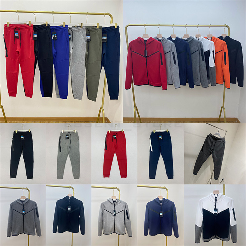 

Hoodies Thick Designer men woman tech fleeces pant sets men sports Pants jogger Trousers Tracksuits Bottoms techfleeces Man Joggers, 22