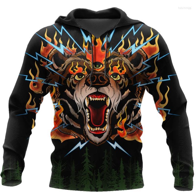 

Men's Hoodies Men's & Sweatshirts Dark Plstar 3D Print Bear Tattoo Art Harajuku Streetwear Pullover Long Sleeve Casual Unisex, Sweatshirt