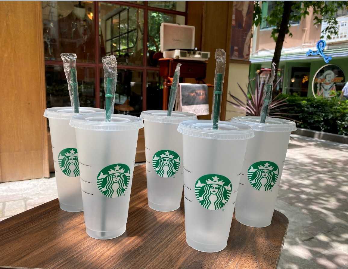 

Starbucks Mermaid Goddess 24oz 16oz Plastic Mug Tumbler Gift Lid Reusable Clear Drinking Flat Bottom Straw Color Changing Flash Black Cups, Cup + straw + lid