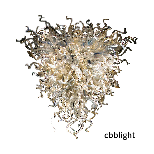 Lampes de lustre en cristal modernes Lustre en verre soufflé à la bouche Lumière Fantaisie Nouveauté Éclairage Lustres Luminaire pour Foyer Loft